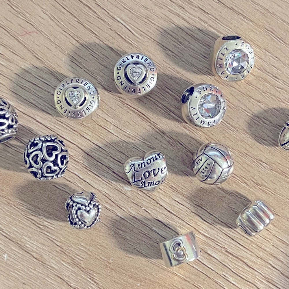 Bundle of  Pandora Charm Spacers